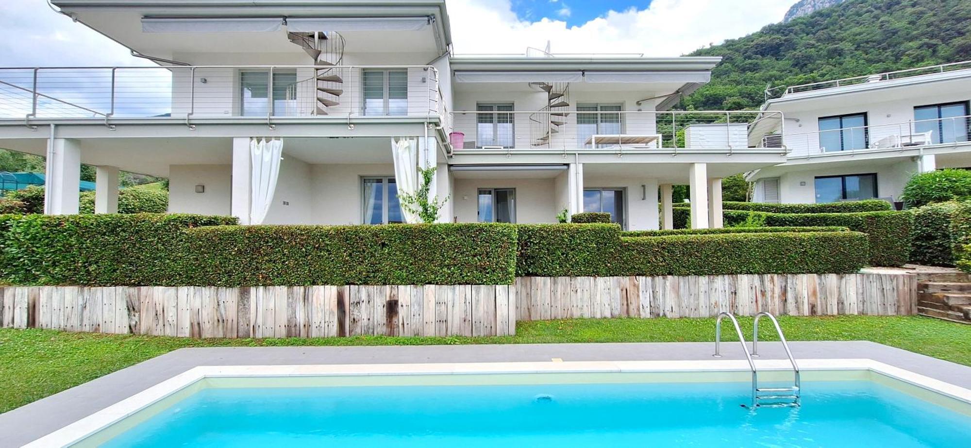 Residence Olivi - Panorama Lake View, Pool, Terrace, Garden, Wifi Toscolano Maderno Dış mekan fotoğraf